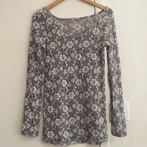 Lace tunic/shirt/mini dress